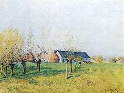 Alfred Sisley Bauernhof zum Hollenkaff Spain oil painting artist